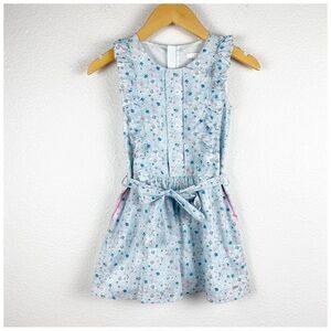 Chloe Kids‎ Floral Dress in Blue Size 6